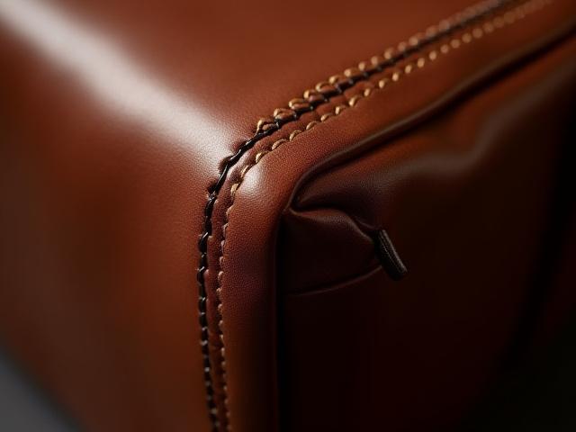 The Cordovan Briefcase, hand-stitched with meticulous detail and rich patina.