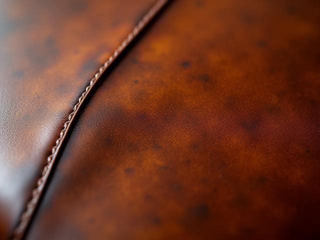 The Hand-Dyed Attaché, displaying a unique, hand-applied patina finish.